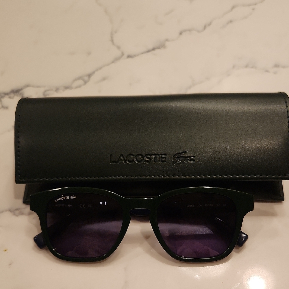 Lacoste Black Sunglasses with Case